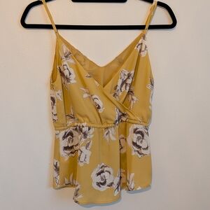 Babaton Yellow Floral Blouse